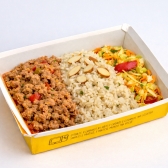 HEALTH | PATINHO MOÍDO COM TOMATE / ARROZ COM AMENDOAS / REPOLHO VEGANO