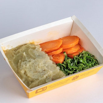 WOD | ESCONDIDINHO DE BATATA DOCE COM PATINHO/ CENOURA / COUVE REFOLGADA