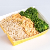 FITNESS | FRANGO DESFIADO / ARROZ INTEGRAL / BRÓCOLIS