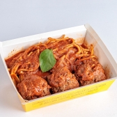 GYM | ALMONDEGAS / SPAGHETTINI INTEGRAL BARILLA