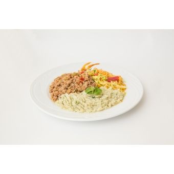 HEALTH | PATINHO MOÍDO COM TOMATE / ARROZ COM AMENDOAS / REPOLHO VEGANO