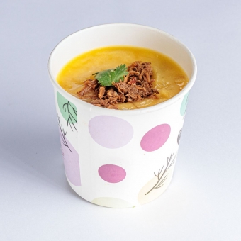 SOPA DE MANDIOQUINHA COM PATINHO