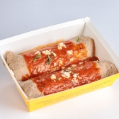 PANQUECA INTEGRAL COM RICOTA AO SUGO